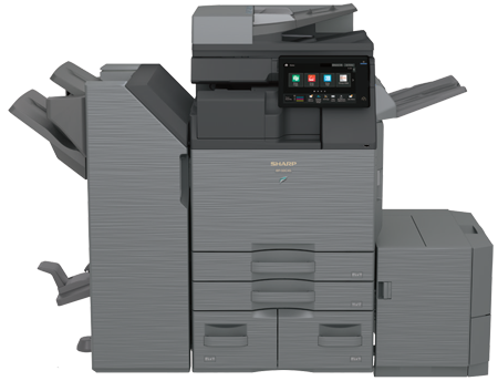 sharp, mfp, hicap, finisher, printer, copier, Image Communication Technology