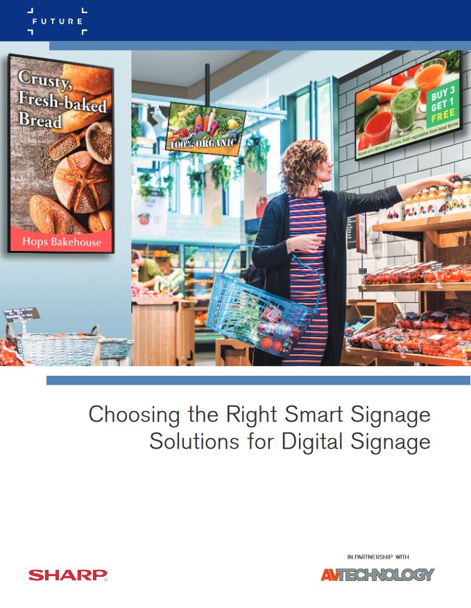 Sharp, Choosing The Right Smart Signage Solutions For Digital Signage, Image Communication Technology