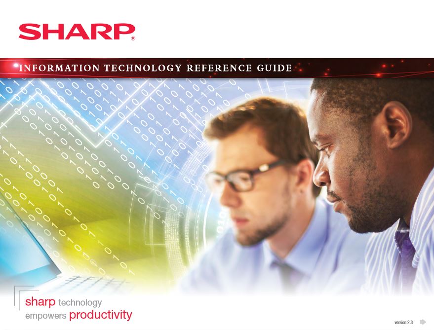 Security, IT Reference Guide, Sharp, Image Communication Technology