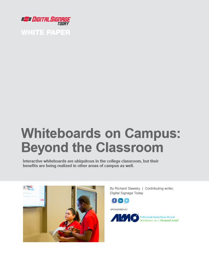 Sharp Whiteboards On Campus, Image Communication Technology